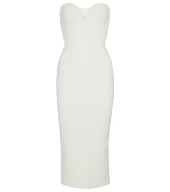 Thalia strapless midi dress | Galvan