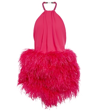 Super Attico Rose embellished minidress | The Attico