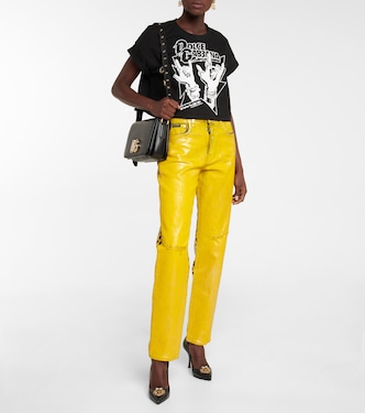Mid-rise leopard-print jeans | Dolce&Gabbana