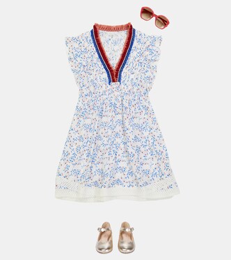 Abito Sasha con stampa floreale | Poupette St Barth Kids