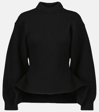 Jersey de lana y cachemir acanalado | Alaïa