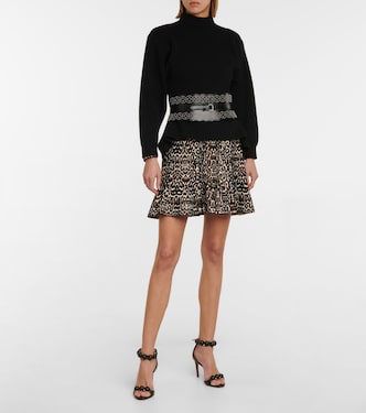 Ribbed-knit wool-blend sweater | Alaïa