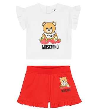 Bébé – Ensemble t-shirt et short imprimés | Moschino Kids