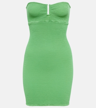 Vestido corto La Sciura Crinkle bandeau | Reina Olga