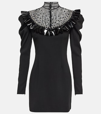 Embellished wool-blend minidress | Alessandra Rich