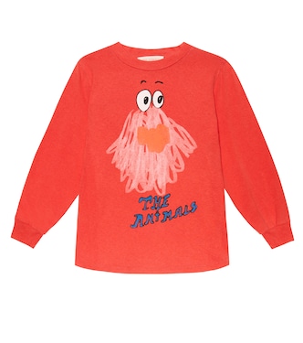 Dog printed cotton jersey top | The Animals Observatory