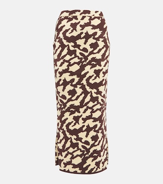 Falda midi Jenny con intarsia | Nanushka