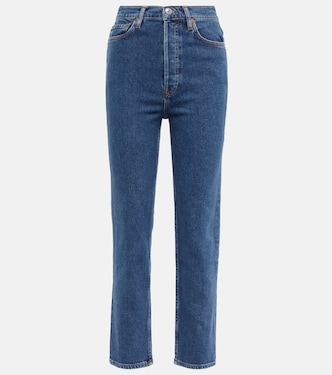 Jeans 70s Stove Pipe de tiro alto | Re/Done