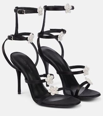 Verzierte Sandalen aus Satin | Magda Butrym