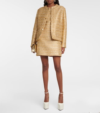 Sequined metallic tweed jacket | Valentino