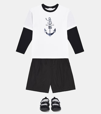 Bermudas de algodón | Dolce&Gabbana Kids