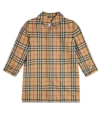 Gabardina reversible con Burberry Check | Burberry Kids