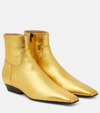Botines Marfa de piel metalizada | Khaite