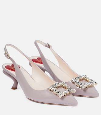 Escarpins Virgule en cuir verni | Roger Vivier