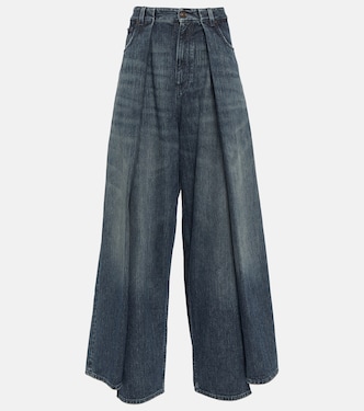 Jeans a gamba larga e vita alta | Balenciaga