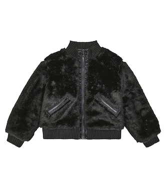 Bomber in pelliccia sintetica | Dolce&Gabbana Kids