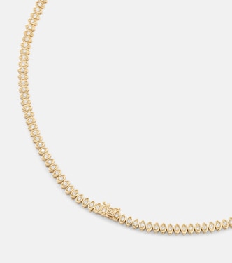 Collier Eternity en or 14 ct et diamants | Sydney Evan