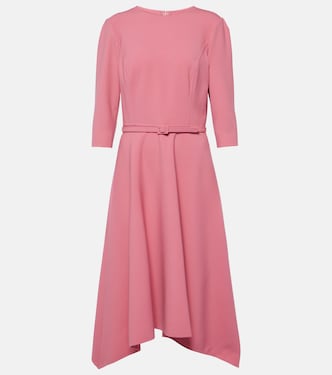 Vestido midi de mezcla de lana | Oscar de la Renta