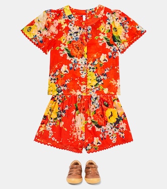 Top Alight de algodón floral | Zimmermann Kids