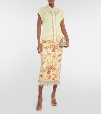 Bluse Matchmaker aus Leinen und Seide | Zimmermann