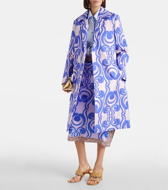 Cappotto imbottito in misto seta e cotone | Dries Van Noten