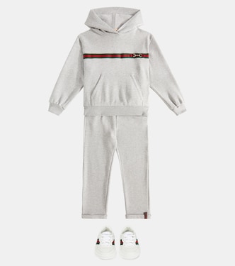 Jogginghose Web Stripe aus Baumwoll-Jersey | Gucci Kids