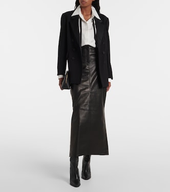 Falda midi Sleek Statement de piel | Dorothee Schumacher
