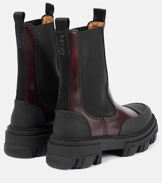 Bottines Chelsea en cuir | Ganni