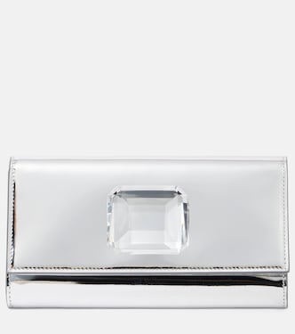 Clutch Jaipur in pelle a specchio | Gianvito Rossi