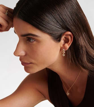 Boucles d'oreilles Rossellini en or 14 ct et diamants | Stone and Strand