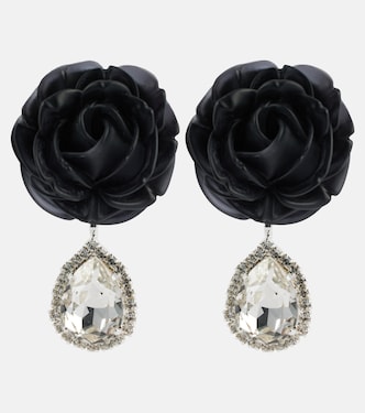 Mini Rose crystal-embellished drop earrings | Magda Butrym