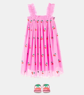 Besticktes Kleid aus Tüll | Stella McCartney Kids