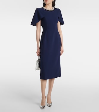 Thalia水晶缀饰中长连衣裙 | Jenny Packham