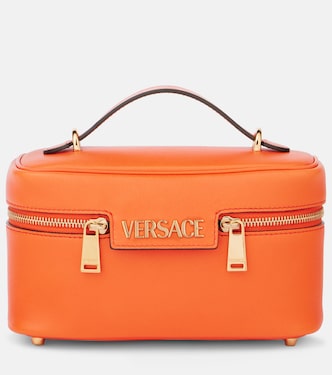 Versace Tag皮革化妆包 | Versace