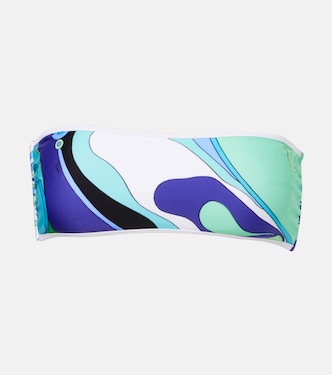 Orchidee printed bikini top | Pucci