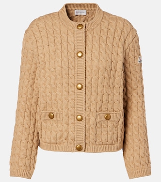 Cardigan in misto cotone a trecce | Moncler