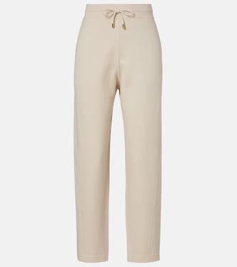 Viera cotton and silk-blend tapered pants | Loro Piana