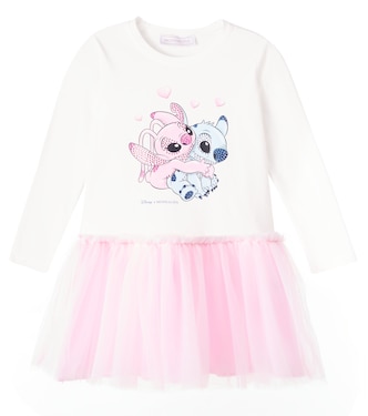 X Disney® - Abito Stitch con cristalli | Monnalisa