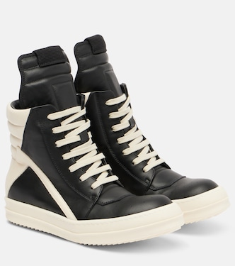 Geobasket leather sneakers | Rick Owens