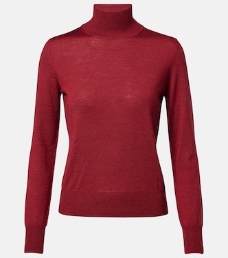 Turtleneck virgin wool and silk sweater | Carolina Herrera