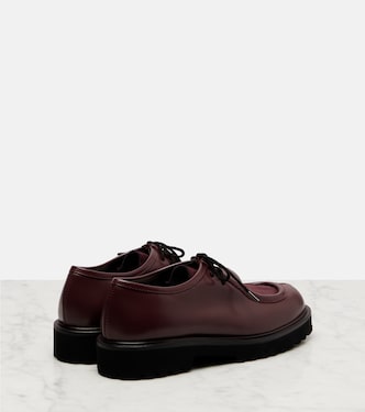 Track leather and suede loafers | Max Mara