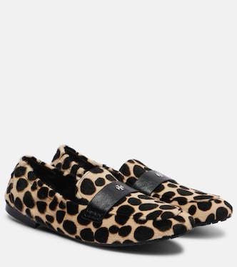 Ballet leopard-print calf hair loafers | Tory Burch