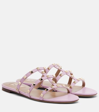 Rockstud leather sandals | Valentino Garavani
