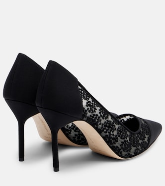 Capcour 90 lace pumps | Manolo Blahnik
