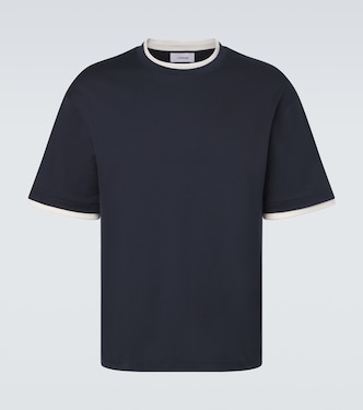 T-shirt rayé en coton | Lardini