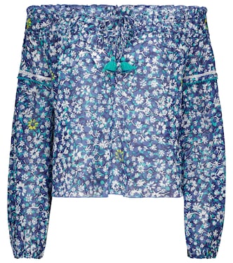 Clara floral blouse | Poupette St Barth