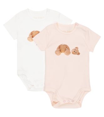 Baby - Set di 2 body in cotone con stampa | Palm Angels Kids