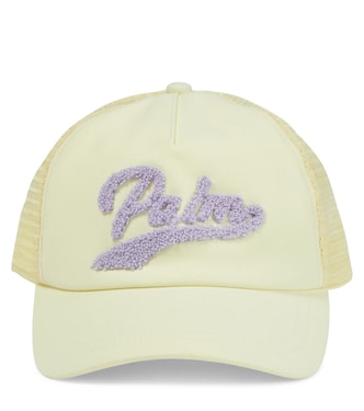 Logo embroidered mesh baseball cap | Palm Angels Kids