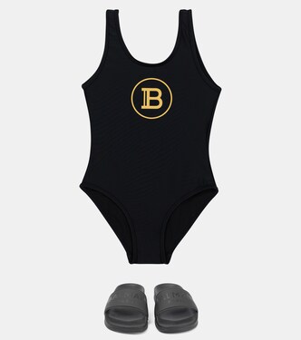 Bedruckter Badeanzug | Balmain Kids