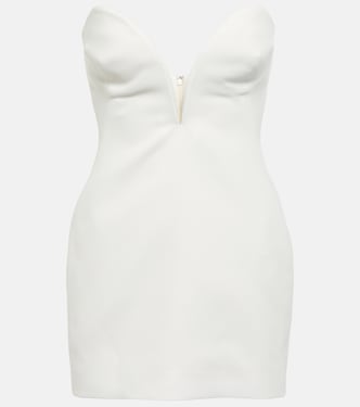 Strapless crêpe minidress | Mônot